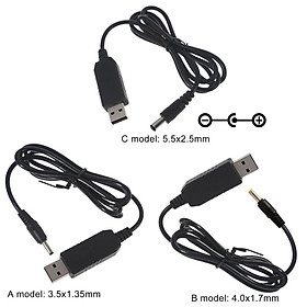 QC3.0 USB đến 3,5/4.4/5,5mm 12V 1.5a Bộ chuyển đổi bộ chuyển đổi nguồn cung cấp điện cho bộ định tuyến WiFi LED LED LED PLUG