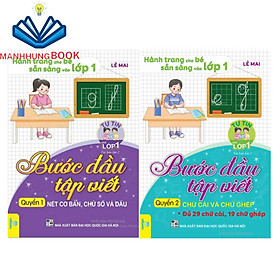 Hình ảnh Sách - Combo 2 cuốn Bước Đầu Tập Viết (Hành trang cho bé sẵn sàng vào lớp 1).