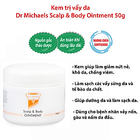 Kem bôi dành cho da Vẩy nến, Nấm da đầu và Gàu Dr Michaels Scalp & Body Ointment 50g/250g - OTC