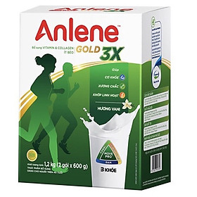 Sữa Bột Anlene Gold Movepro 3X Hương Vanilla (Hộp Giấy 1,2kg)