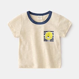 Áo phông bé trai ngắn tay Easy Baby , áo thun chất cotton cực mềm, thoáng khí cho bé từ 10-20kg (ST-1208B)