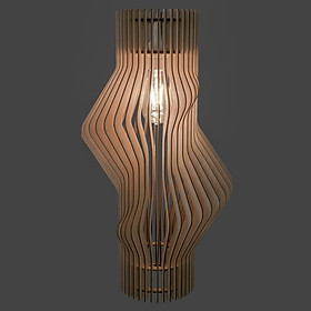 Đèn gỗ thả trần CAO CẤP hiện đại sang trọng 60x30cm chất liệu gỗ trang trí cho phòng khách nhà căn hộ decor nhà quán cafe