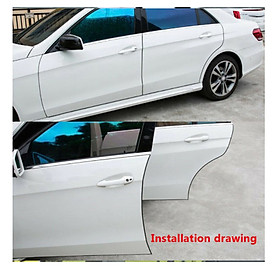 nẹp viền cao su chữ U lõi thép trang trí và chống trầy xước viền cánh cửa ô tô