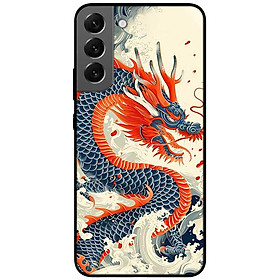 Ốp lưng cho Samsung S21 FE - S23 - S23 Plus - S24 - S24 Ultra - Rồng Xanh Trên Biển - Hàng Chính Hãng