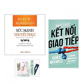 Combo Nghệ Thuật Kết Nối Đỉnh Cao Trong Giao Tiếp (Tái Bản 2018) + Sức Mạnh Thuyết Phục (Tái Bản) - (Tặng Bookmark PĐ)