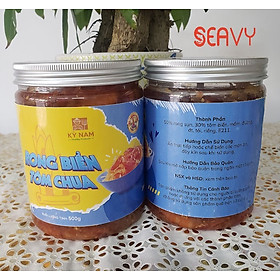 Tôm chua rong biển, hộp 500 gram