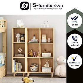 Kệ Sách Gỗ Đa Năng, Cao Cấp Chống Xước Chống Nước Bề Mặt Sáng Bóng