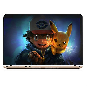 Mua Miếng Dán Skin Decal Dành Cho Laptop - Pikachu 1 - Mã: 111118