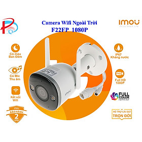 Camera Wifi Ngoài Trời IMOU F22P, F22FP 2MP Chống Nước, Có Mic Thu Âm - Hàng chính hãng