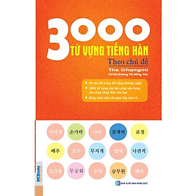 Hình ảnh Sách - 3000 Từ vựng tiếng hàn theo chủ đề - MC