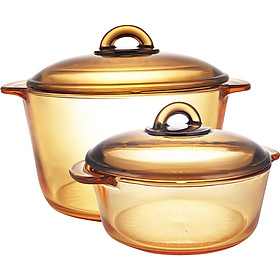 Mua BỘ NỒI THỦY TINH LUMINARC AMBERLINE GRANITE - Hàng chính hãng