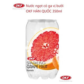 Nước ngọt có ga vị bưởi (NƯỚC BƯỞI CÓ GA) OKF HÀN QUỐC 350ml