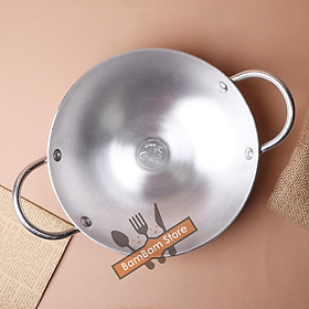 Mua CHẢO NHÔM XÀO SÂU LÒNG 2 QUAI 32X38 CM