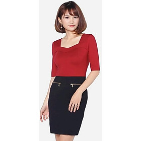 Đầm Ôm Tay Ngắn The One Fashion DDP3111