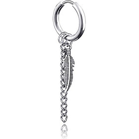 Bông tai nam hình lông vũ BT379