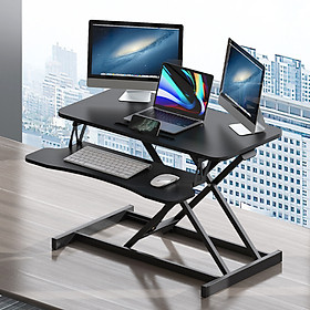 Bàn Làm Việc Đứng Tùy Chỉnh Độ Cao Thủy Lực Folding Table Adjustable Standing Desk Stand