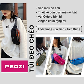 Túi Đeo Chéo Unisex Sắc Màu Thời Trang Peozi SM06 Unisex Sport Mini Bag | Túi Mini Đa Năng Vừa Là Túi Bao Tử + Túi Đựng Điện Thoại Chạy Bộ, Đạp Xe