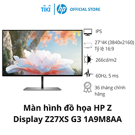 Mua Màn hình HP Z Display Z27XS G3 1A9M8AA (Màn đồ họa/ 27Inch/ 4K (3840x2160)/ 5ms/ 60HZ/ 266cd/m2/ IPS/ USB Type-C) - Hàng Chính Hãng