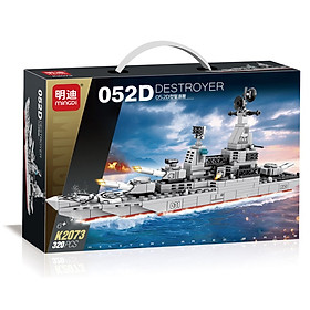 MINGDI - K2073 - Lắp Ráp Chiến Hạm Type 052D (320 Chi Tiết)