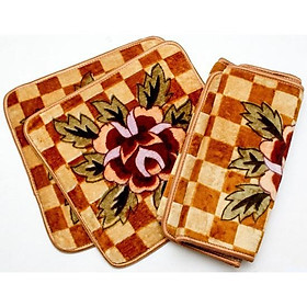 Mua TẤM THẢM LÓT 50X50CM HOA VĂN NHUNG CỰC SANG TRỌNG