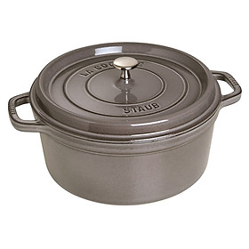 Nồi gang tròn Staub Xám 26cm