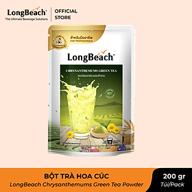 Bột Trà Xanh Hoa Cúc - LongBeach Chrysanthemum green Tea Powder 200 G