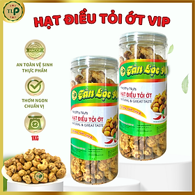 HẠT ĐIỀU RANG TỎI ỚT TÂN LỘC PHÁT COMBO 1KG - MỖI HŨ 500G