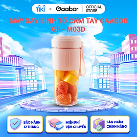 Mua Máy xay sinh tố cầm tay Gaabor GF-M03D dung tích 300ml nhỏ gọn pin sạc cổng USB tiện lợi - Hàng chính hãng