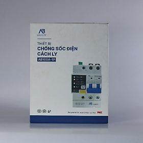 Bộ Thiết Bị Chống Điện Giật AB Home AB100A-1P Chống Sốc Điện Cách Ly Bảo Vệ An Toàn Khi Hở Rò Rỉ Điện