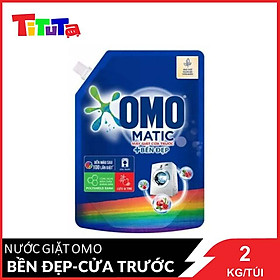 Hình ảnh Nước giặt OMO Cửa trước Bền Đẹp 2kg