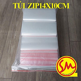 Mua TÚI ZIP đóng hàng  TÚI ZIPPER VIỀN ĐỎ dài 10x7cm chuyên dùng để ĐÓNG GÓI HÀNG HÓA