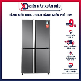 Mua Tủ lạnh Sharp Inverter 525 lít SJ-FX600V-SL - Hàng chính hãng  Giao hàng toàn quốc 