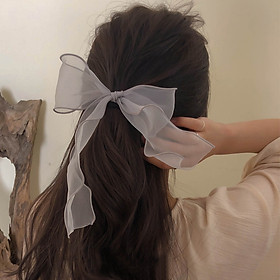 Dây buộc tóc nơ voan dễ thương HD131
