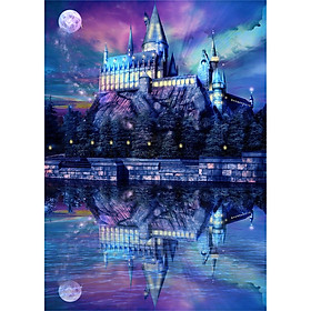 Tranh Ghép Hình 1000 Mảnh Ngôi Trường Pháp Thuật Hogwarts Harry Potter