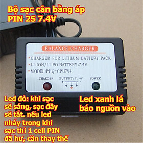 Mua Bộ sạc cân bằng áp PIN Lithiun  PIN RC 2S 7.4V kde5497