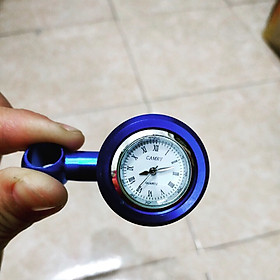 Đồng hồ chân gương xe máy A7 + Tặng kèm 1 bộ Công Tắc Đèn Cửa Tủ Quần Áo - Tủ Bếp