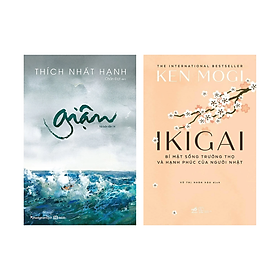 Combo 2 Cuốn: Giận + Ikigai - Bí Mật Sống Trường Thọ Và Hạnh Phúc Của Người Nhật
