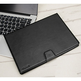 Bao da dạng ví có ngăn đựng thẻ, đựng tiền, quai gập cho Samsung Galaxy Tab A7 10.4 (2020) T500/T505 - Hàng chính hãng HanMan