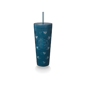 Ly Starbucks Cold Cup 24Oz (710ml) SHELL BLUE SHIMMER