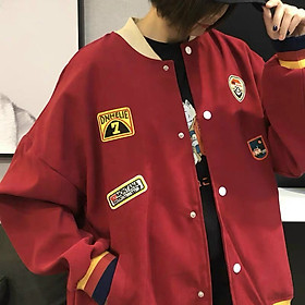 Áo bomber Nỉ, Áo khoác Hoodie Cardigan cao cấp bông dày mịn form Unisex  40-73kg phong cách Hàn Quốc, Áo khoác bomber Đường Phố Hàng Mới cho nam nữ trẻ form rộng Unisex Ulzzang Nam Nữ đều mặc được - Bomber jacket