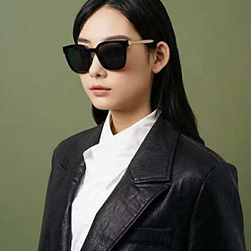 Kính râm Mắt vuông Unisex đi đường chống nắng cho nam nữ