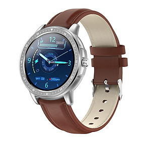 Đồng hồ thông minh màn hình cảm ứng 1.3" hỗ trợ đo nhịp tim, huyết áp, oxy trong máu, theo dõi giấc ngủ, theo dõi hoạt động thể thao