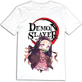  Áo phông hình chibi Kimetsu no Yaiba Kamado Nezuko 