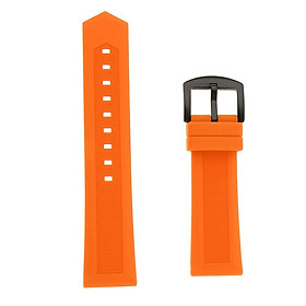 Premium Orange Silicone Rubber Sport Replace Watch Band Strap Band 19mm