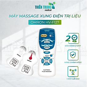 Máy Massage Xung Điện Trị Liệu OMRON HV-F127 (Trắng) Thiên Trang Medical