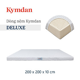 Nệm cao su thiên nhiên Kymdan Deluxe 200 x 200 x 10cm SFM