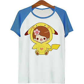 Áo Thun Nam Cô Bé Pikachu - ATCP030