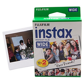 Phim Máy Ảnh Fujifilm INSTAX Cỡ Lớn - Trắng