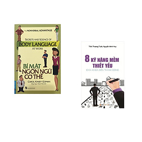 Combo 2 cuốn sách: Bí Mật Ngôn Ngữ Cơ Thể + 8 kỹ năng mềm thiết yếu