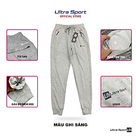 Quần nỉ nam jogger Ultra Sport chất liệu cotton ấm áp, không bai chảy, không xù lông